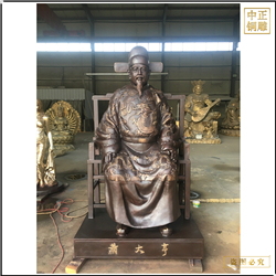 純銅蕭大亨像鑄造
