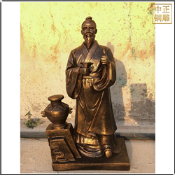 酒文化人物銅雕塑